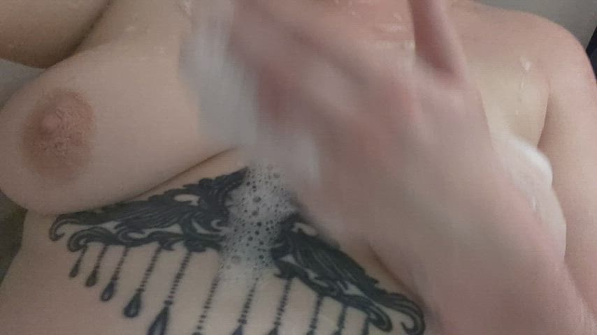 bbw big tits chubby nsfw onlyfans tattoo gif