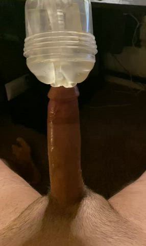 big dick cock milking fleshlight cock massive-cock gif