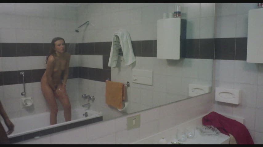 celebrity cinema italian lesbian nudity shower vintage gif