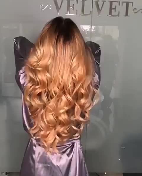 Sweet wavy hair