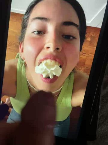 Cumshot Facial Tribute gif