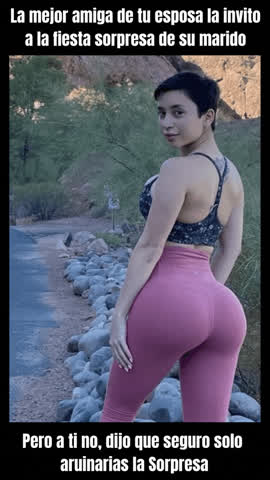 Big Ass Big Tits Caption Cheating Cuckold Spanish Wife gif