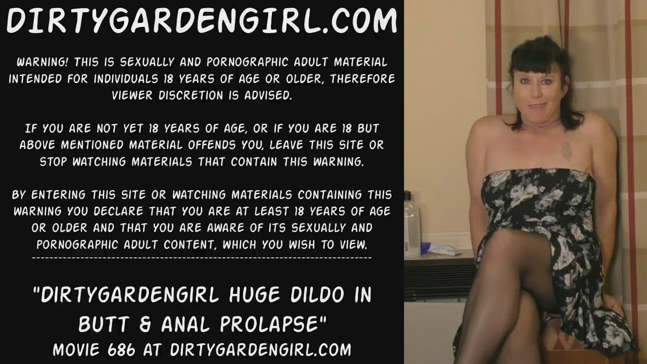 Anal Dildo Huge Dildo gif