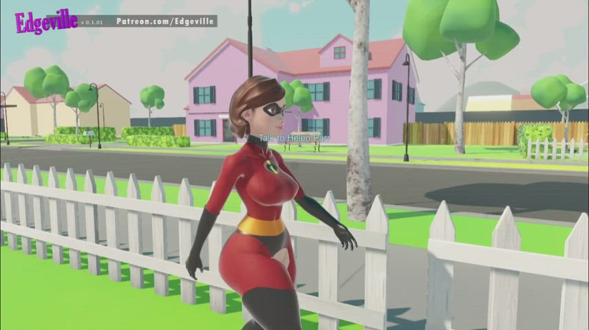 Look at Mrs Incredible's huge Milf Ass