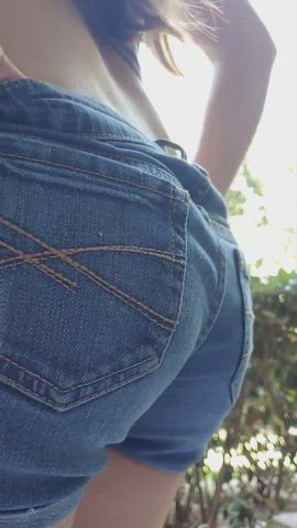 Ass Jean Shorts Jeans Solo Strip gif