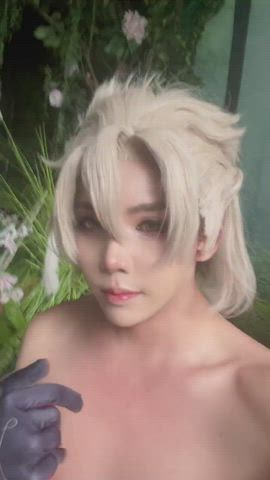 Asian Cosplay Femboy gif