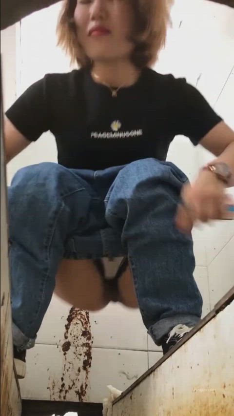 asian chinese toilet gif