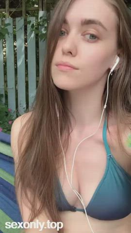 ass babe bikini camgirl cute kawaii girl onlyfans selfie teen gif