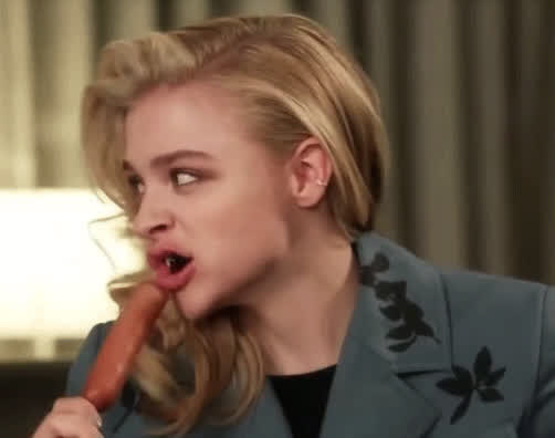 Celebrity Chloe Food Fetish gif