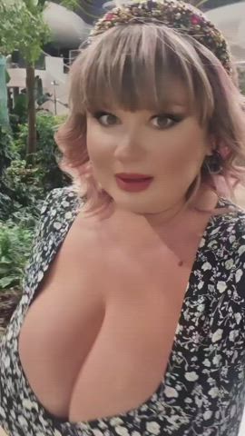 Busty Huge Tits Jiggling gif