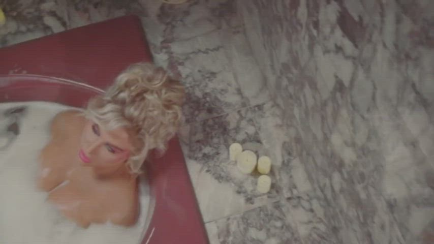 Bathtub Blonde Boobs gif