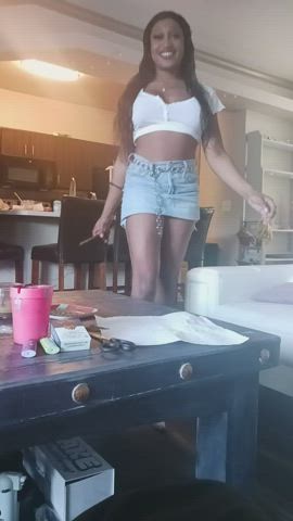 onlyfans upskirt daddyscowgirl gif