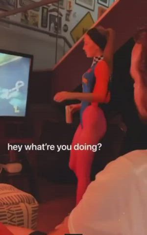 Blowjob Costume Eye Contact gif