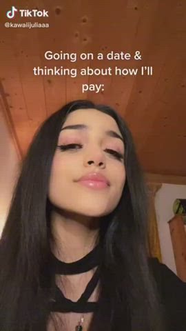 Teen TikTok Tongue Fetish gif