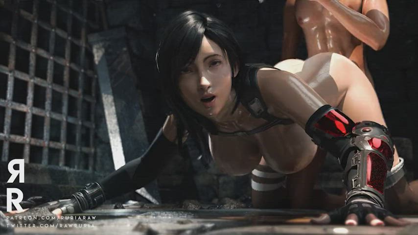 Tifa Lockhart doggystyle (Extended) (Ruria Raw) [Final Fantasy 7]