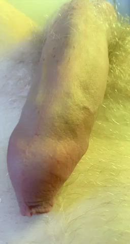 Edging Foreskin Male Masturbation Precum Uncut Wet gif