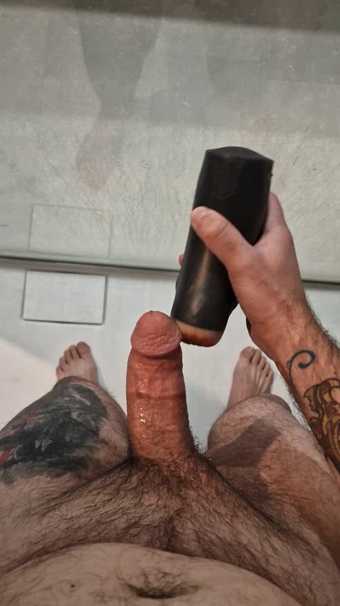 amateur big dick cock fleshlight homemade jerk off male masturbation masturbating