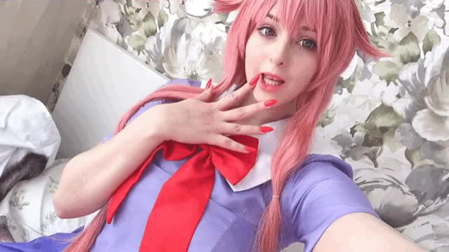 (152563) Yuno Gasai showing off her lingerie~~ erocosplay by Ana Chuu