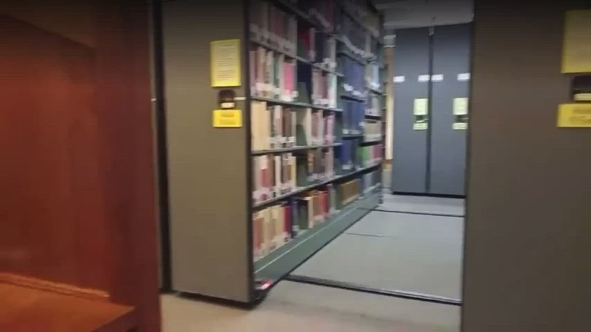 College Library Fun 😳