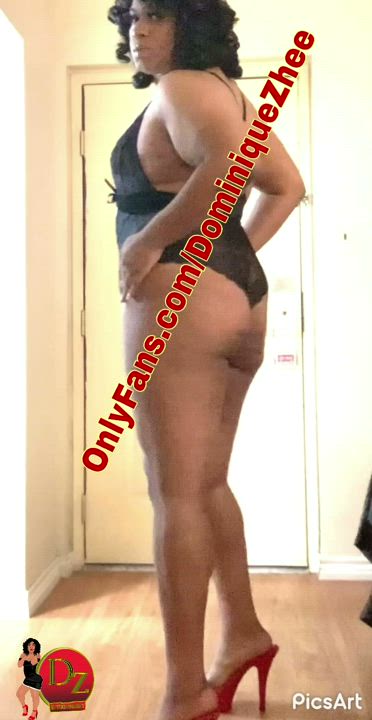 BBW-TS IN TEDDY FAT ASS SHAKING....catch me on OF....I’m nasty🍑💦💦💦
