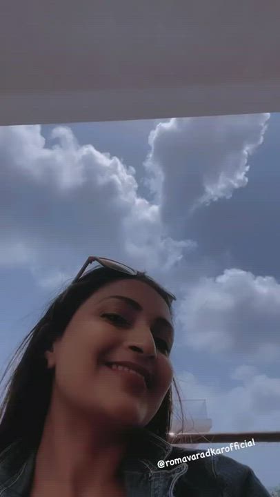 Big Tits Bouncing Tits Dancing Indian MILF Model Thick TikTok gif