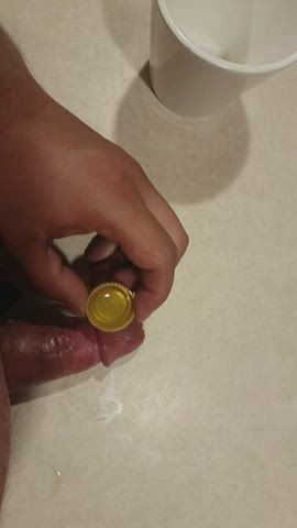 Caught Cock Flashing Male Masturbation Masturbating Oil Oiled Penis Solo gif