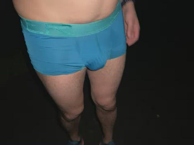 Exhibitionism Exhibitionist Nudity Outdoor Penis Underwear Undressing Workout gif