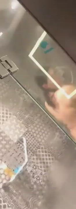 Bathroom Big Tits Chubby gif