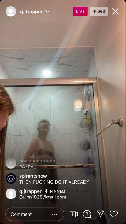 Ass Boobs Nude Shower gif