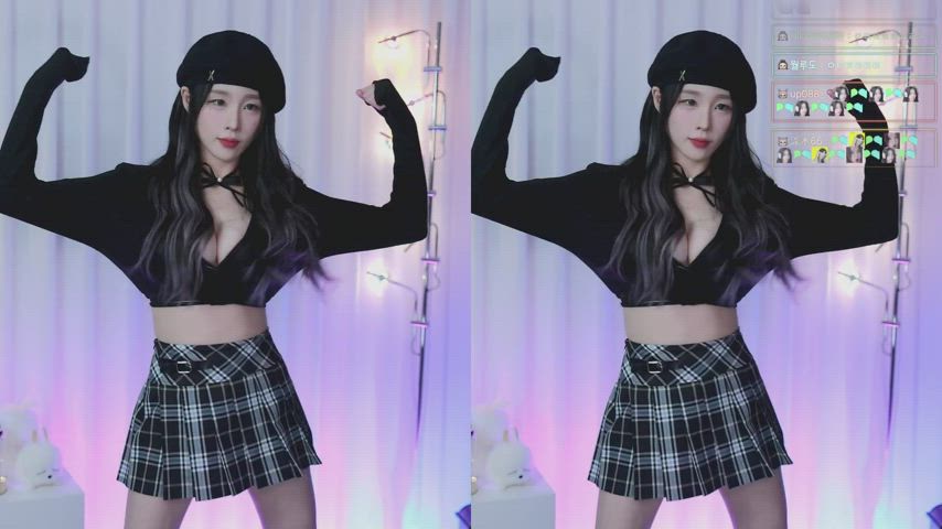 asian big tits dancing korean gif