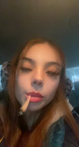 cute smoking teen gif