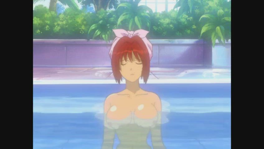 animation anime ecchi exhibitionist exposed nude gif