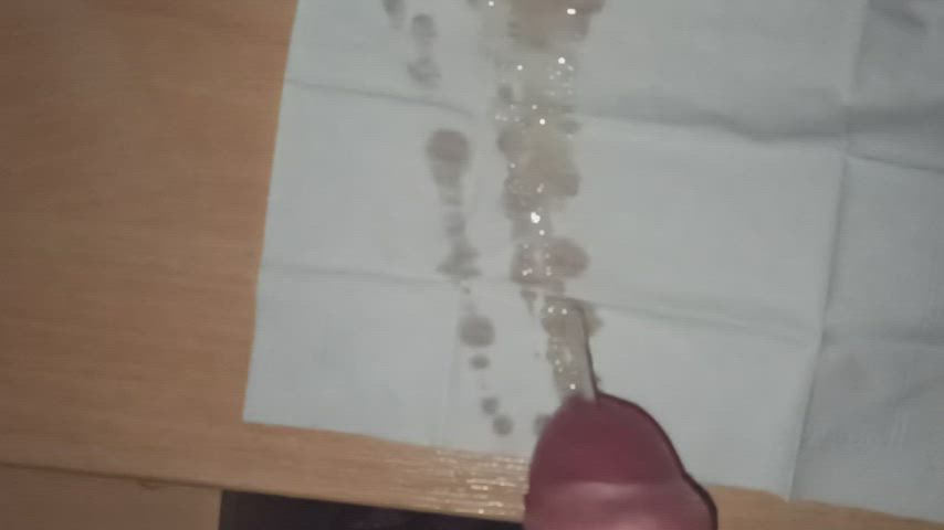 Big Dick Cumshot Masturbating Slow Motion gif