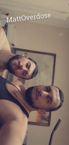 arab daddy french kissing gay hairy israeli kissing gif
