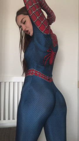 Ass Cosplay Cute Spanish Teen TikTok Tits gif