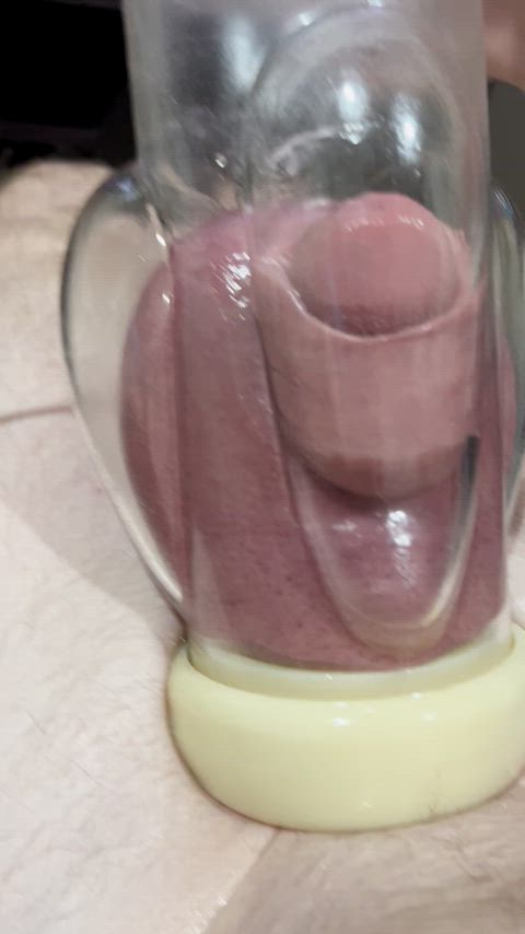 amateur male masturbation penis pump gif