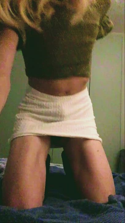 Butt Plug Crossdressing Sissy Teen gif