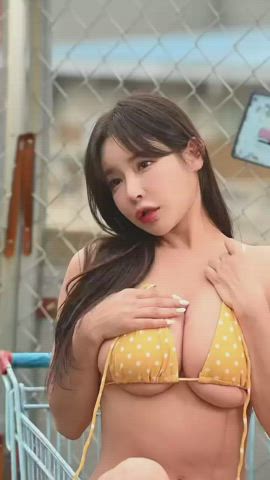 asian bikini cute korean model gif