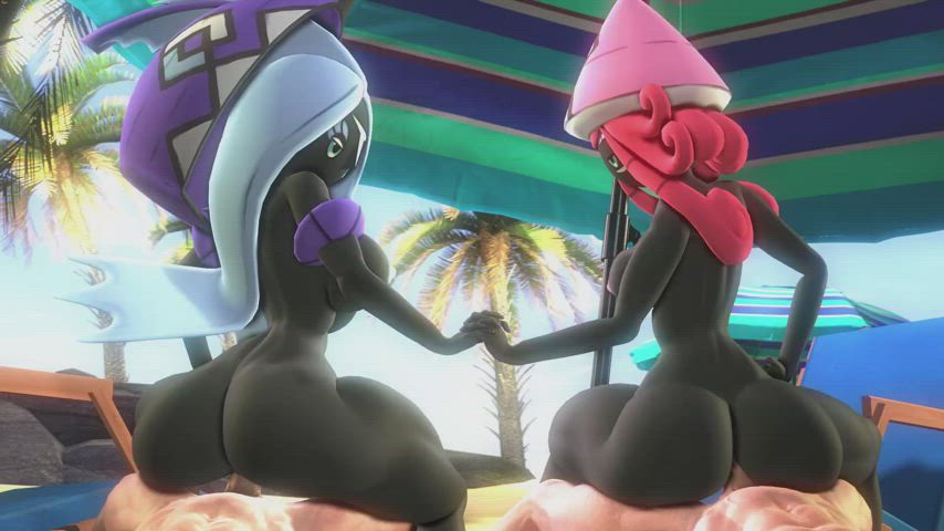 3d big dick foursome monster girl rule34 gif