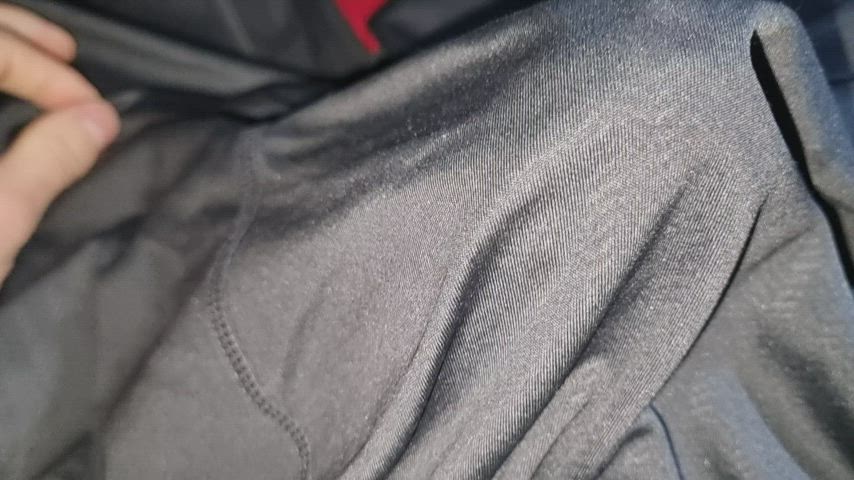 Tennis pants bulge. Watch till the end ;)