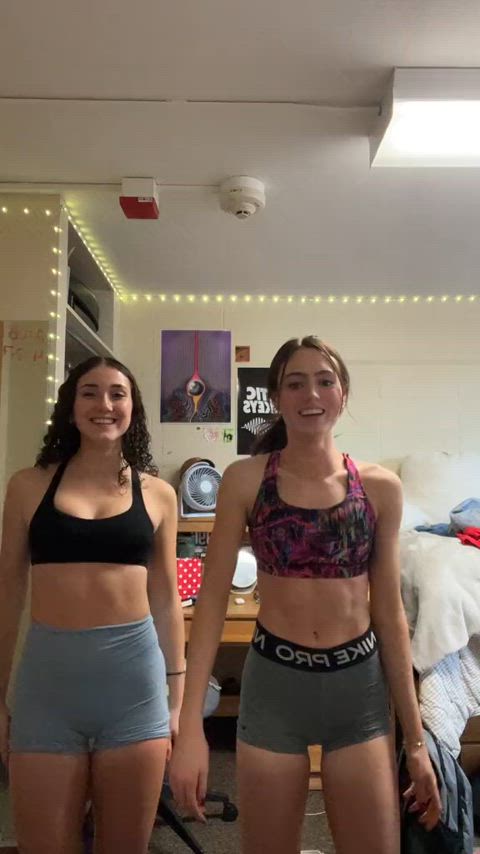 dorm spandex tiktok real-girls-on-tiktok gif