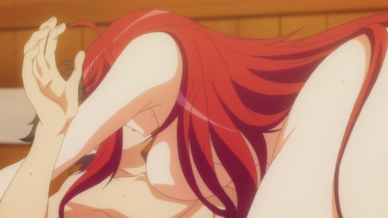 Anime Big Ass Ecchi Naked Redhead gif