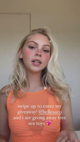 American Blonde TikTok gif