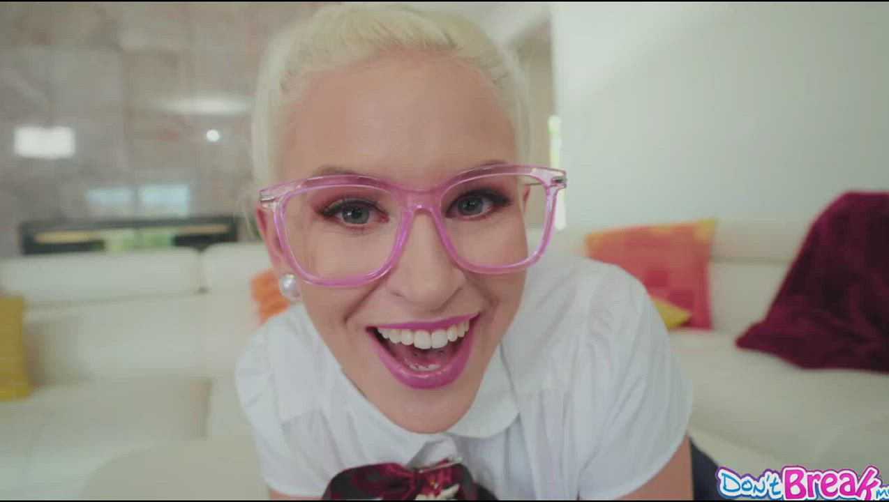 Big Dick Blonde Blowjob Clothed Glasses Hardcore Kiara Cole Schoolgirl Teen Tiny