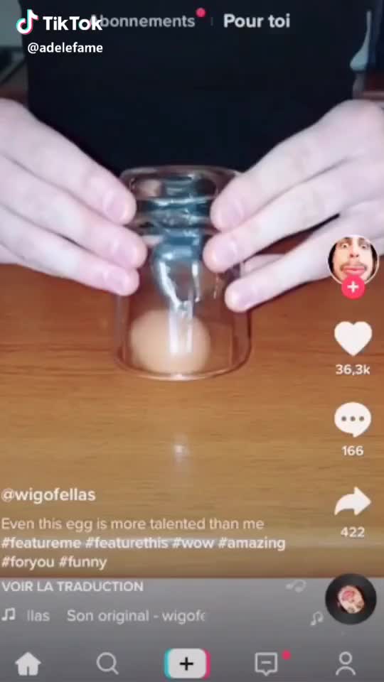 Échec et œuf cassé?Pk?!  #fail #tiktok #foryou #comedie #eggchallenge #egg #why