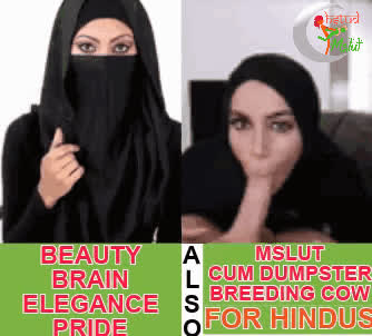 Just an mslut for Hindus