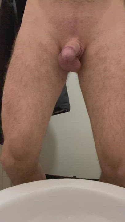 Big Dick Dripping Golden Shower Male Masturbation Pee Peeing Pissing Public gif