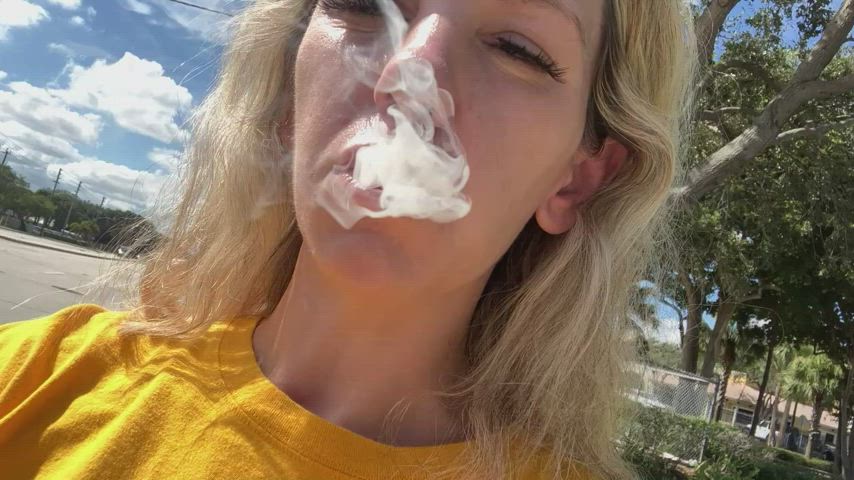 fetish milf smoking gif