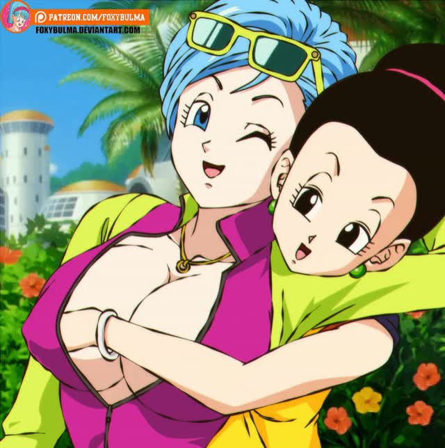 Chi-Chi reveals Bulma's big jugs (FoxyBulma) [Dragon Ball]