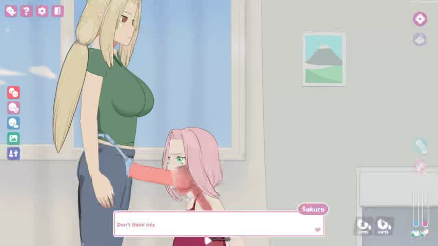 Tsunade cums all over Sakura (Dinotonte/Lusts Cupid)